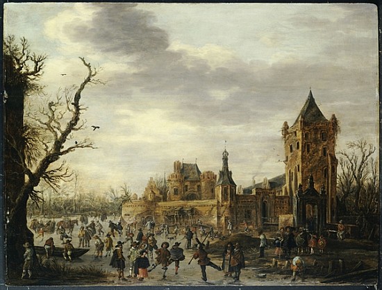 Jan van Goyen schildert de skyline van Vianen aan de lek