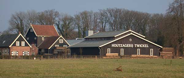 Houtzagerij Twickel bij Carelshaven