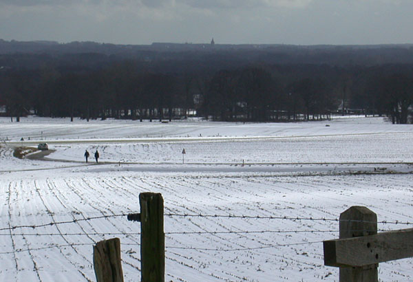 Fraai uitzicht vanaf de Kuiperberg richting Oldenzaal