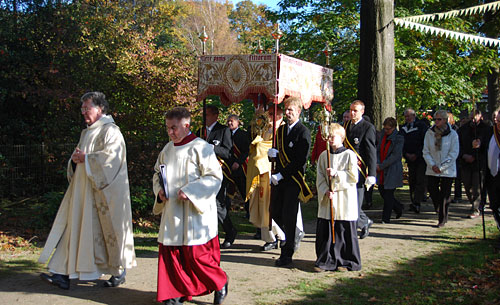 Gerardus Majella processie in Overdinkel op 18 oktober 2009