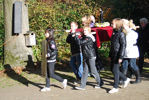 Gerardus Majella processie in Overdinkel op 18 oktober 2009