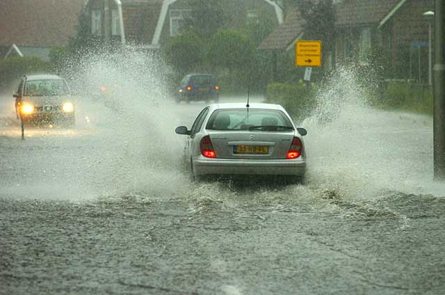 Wateroverlast - Foto Rikkert Harink