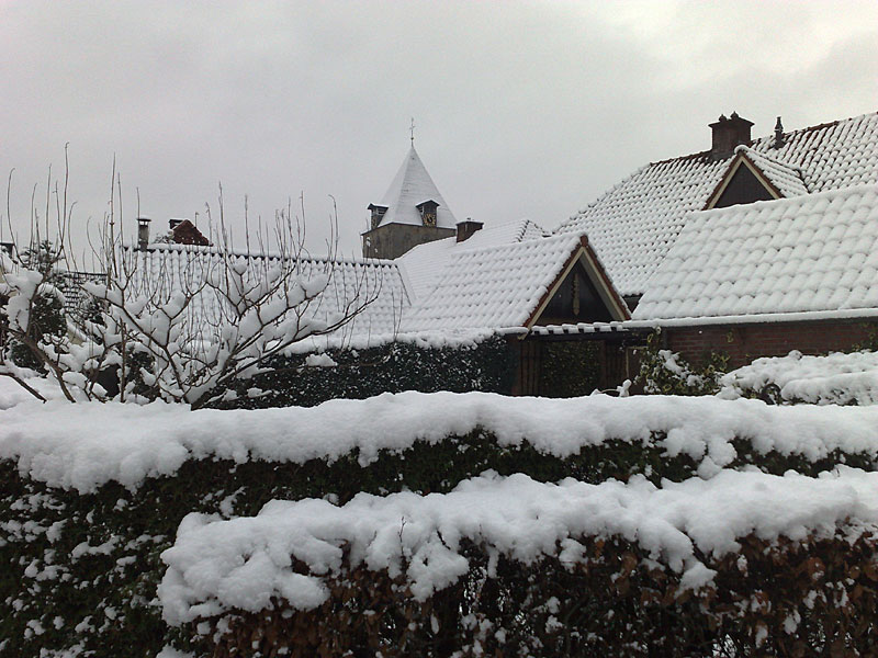 Delden in de sneeuw