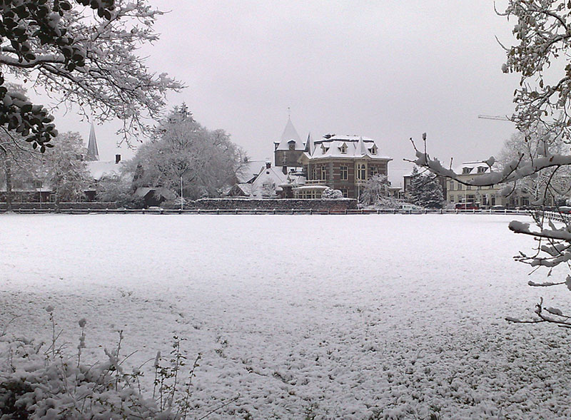 Cramersweide in de sneeuw