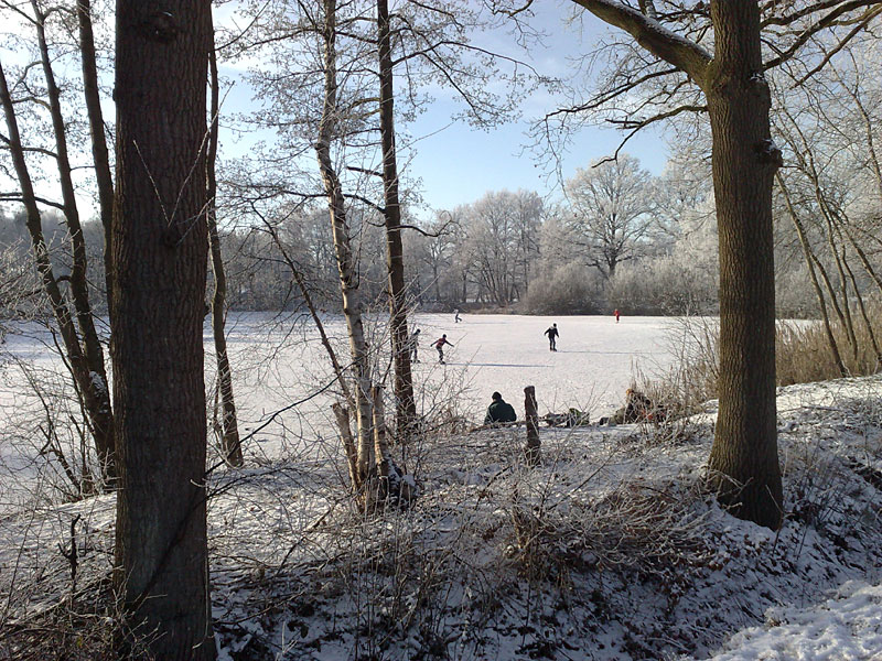 Schaatsen op de Olde Maten bij Boekelo