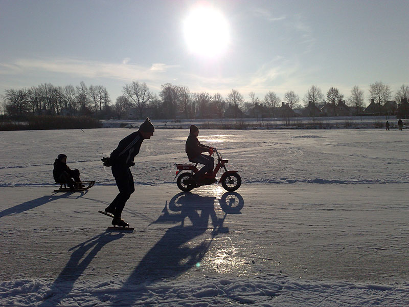 Waterpark Genseler bevroren