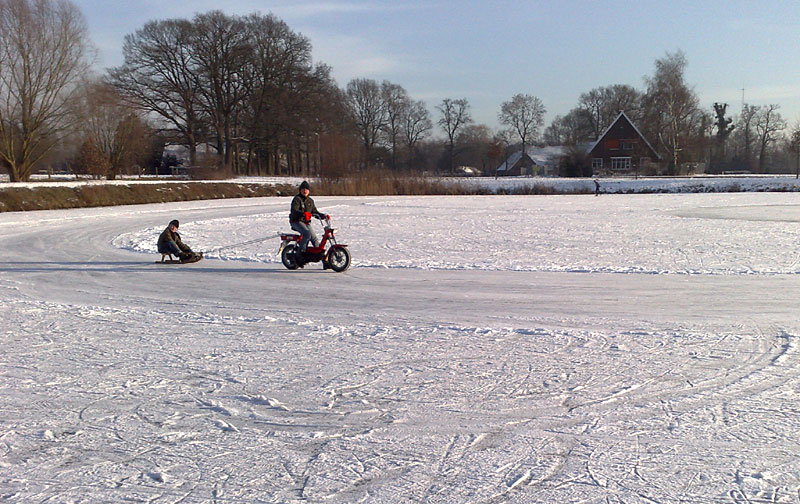 Waterpark Genseler bevroren