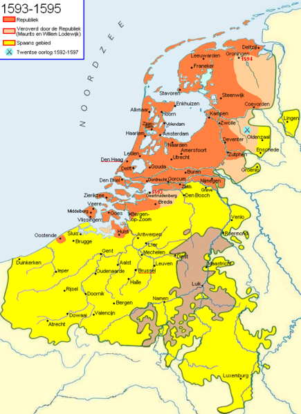 Guerrilla in Oost Nederland rond 1593