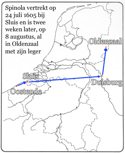 De onverwachte opmars van Spinola in Oost-Nederland