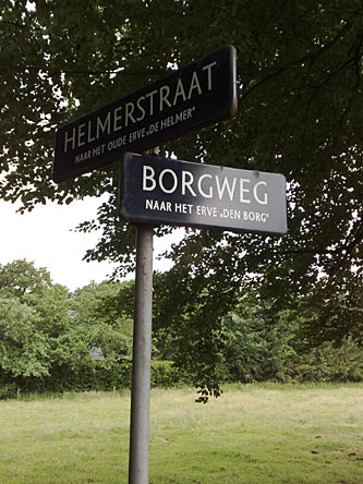 Borgweg en Helmerstraat in Enschede