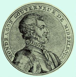 Christoforo Mondragon gouverneur van Middelburg