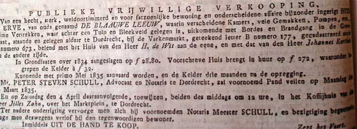 Een openbare verkoping