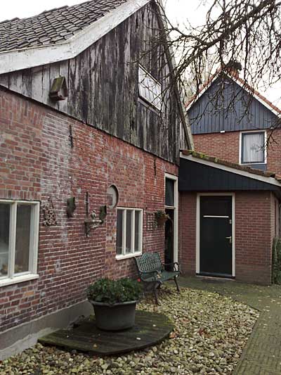 Schuur met gebinten van boerderij Huttenkloas