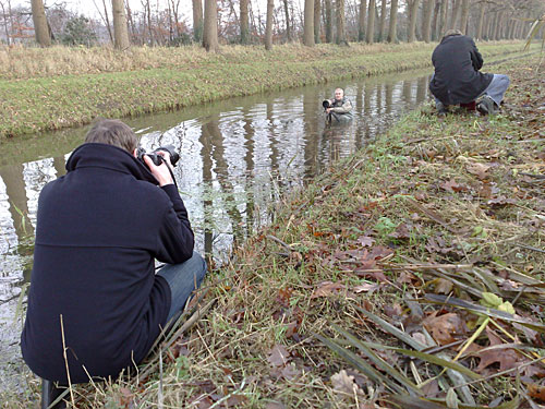 Han Bouwmeester op de foto bij TCTubantia