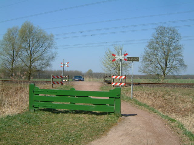 Overweg bij Goor in Meente