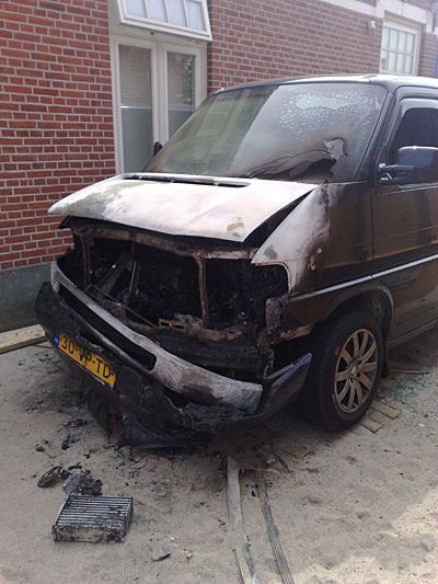 Autobrand Deldensestraat Goor