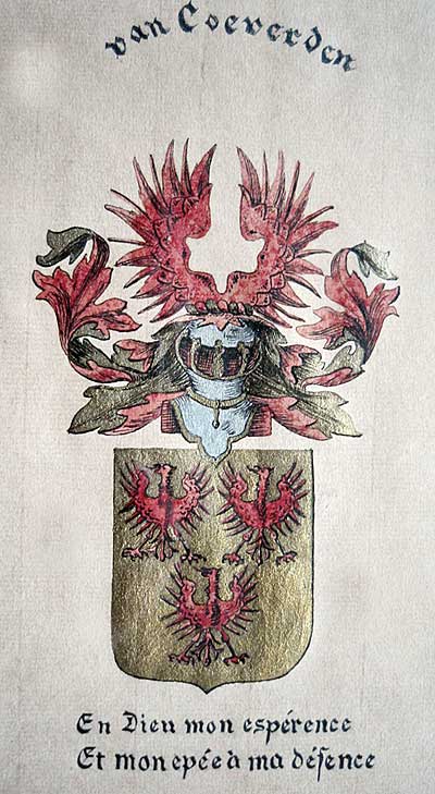 Familiewapen van Van Coeverden of Coevorden