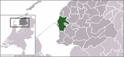 Wonseradeel aan de westkust van Friesland