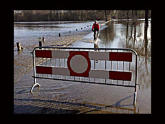 De Dinkel overstroomt op 22 januari 2008