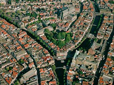 De Middeleeuwse burcht is het oudste plekje van Leiden