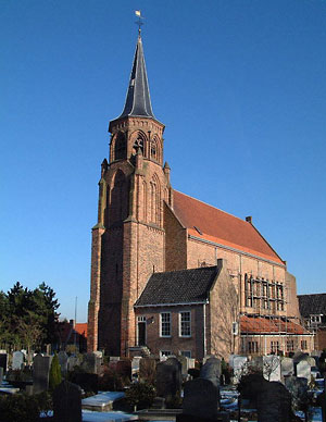 Alleen de adbijkerk van Loosduinen staat er nog