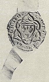 Zegel Dirc van Tetrode, schout van Limmen (1382)