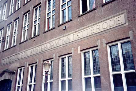 Lettergieterij Amsterdam voorheen Nicolaas Tetterode