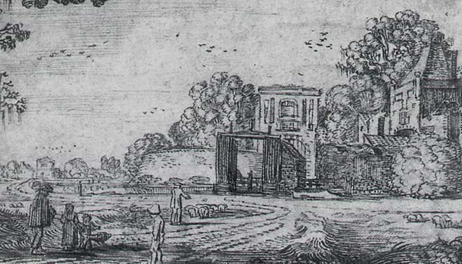De Zijlpoort in 1617