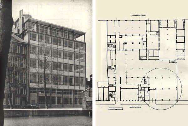 Uitbreidingsplan kantoor en fabriekscomplex Kinkerbuurt Amsterdam