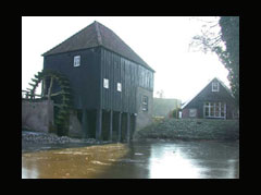 Watermolen Den Haller Diepenheim is bijzonder in zijn soort in Nederland