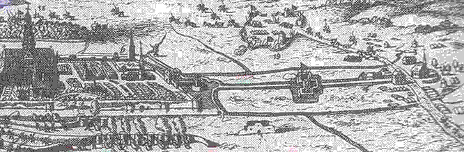 Pieter Saenredam Beleg van Haerlem 1572-1573 gemaakt in 1628