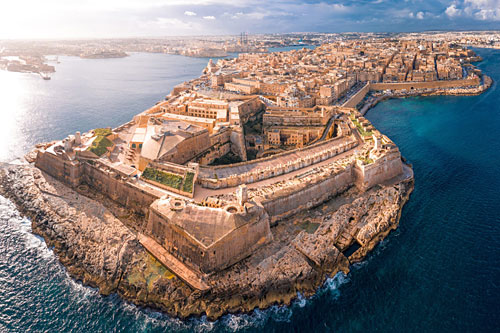 Citadel van Valetta op Malta