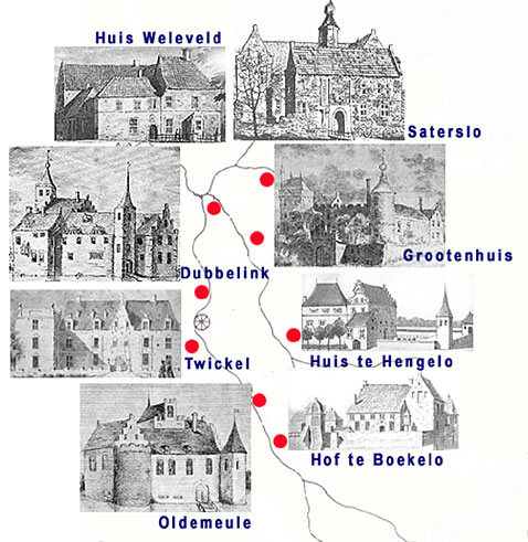 Kastelen rond Delden