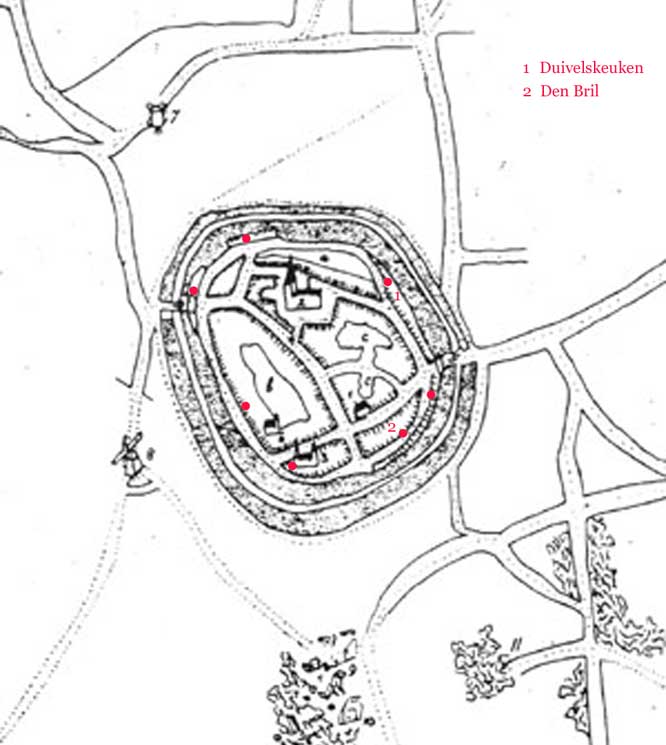 Bolwerk en grachten Enschede