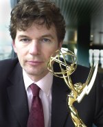 Peter Tetteroo met zijn Emmy Award