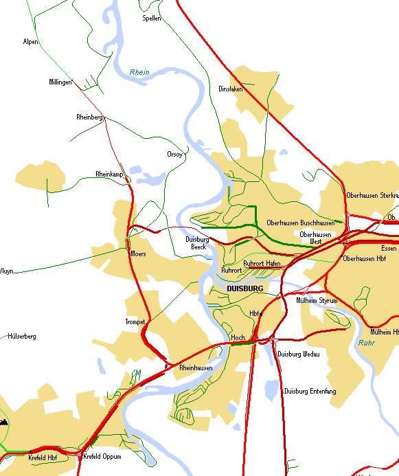 Duisburg en Ruhrort