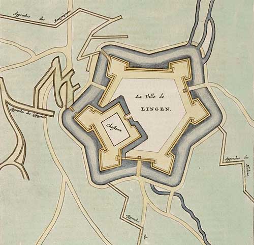 Spinola belegt Lingen in 1605