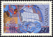 Postzegel herinnert aan Vancouver