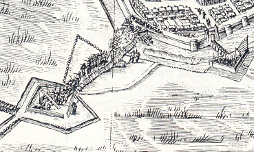 Bredevoort verdedigt zich tegen het leger van de prins van Oranje in 1597