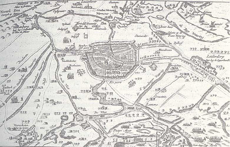 Franciscus Valdez verliest beleg van Leiden 1574