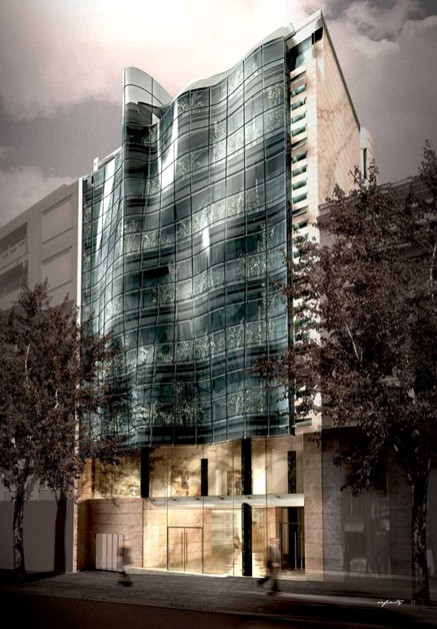 Het ontwerp voor de appartementen in Belgrado