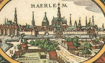 Haarlem gezien vanuit Tetterode en de Zijlweg