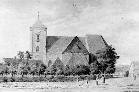 Grote Kerk Almelo in 18e eeuw