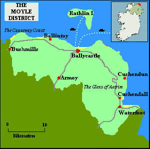 Rathlin ligt in het uitsterste noorden van Ierland