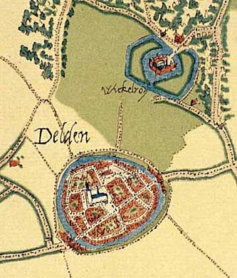 Delden in 1560