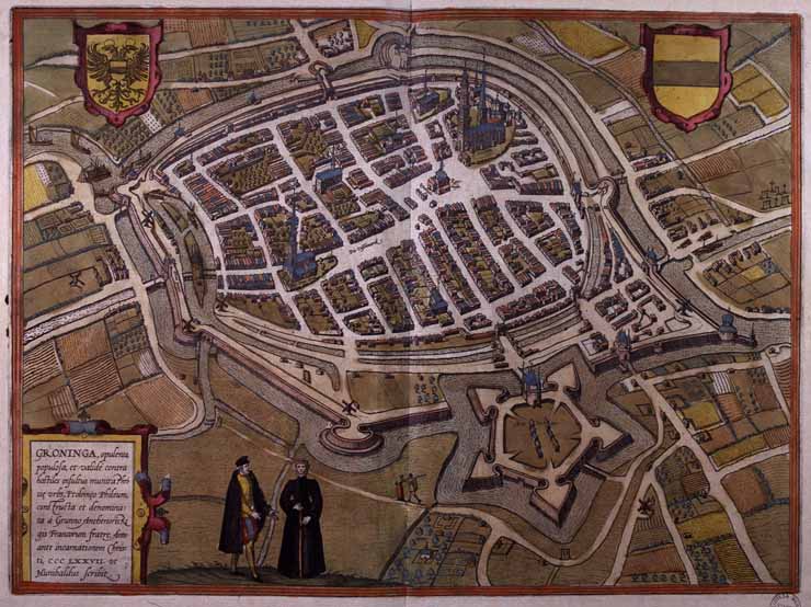Groningen met citadel