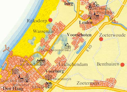 Het Rijnland tussen Den Haag en Leiden