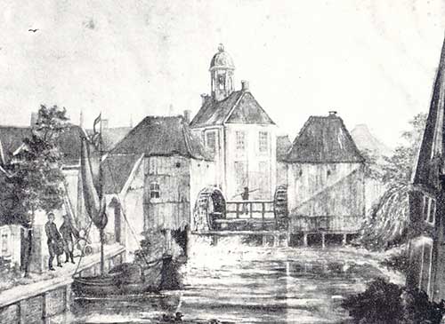 De haven van Almelo rond 1790