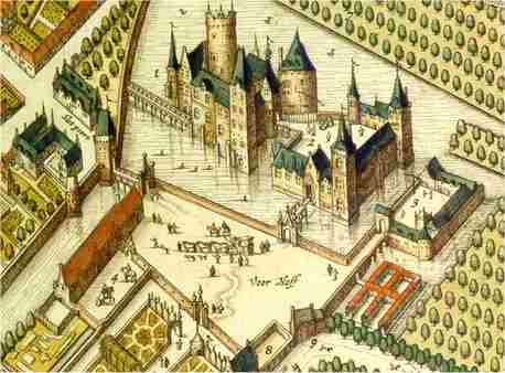 Het kasteel van Floris van Pallandt, heer van Culemborg