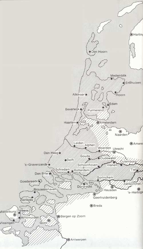 Geuzen veroveren  Holland in 1572